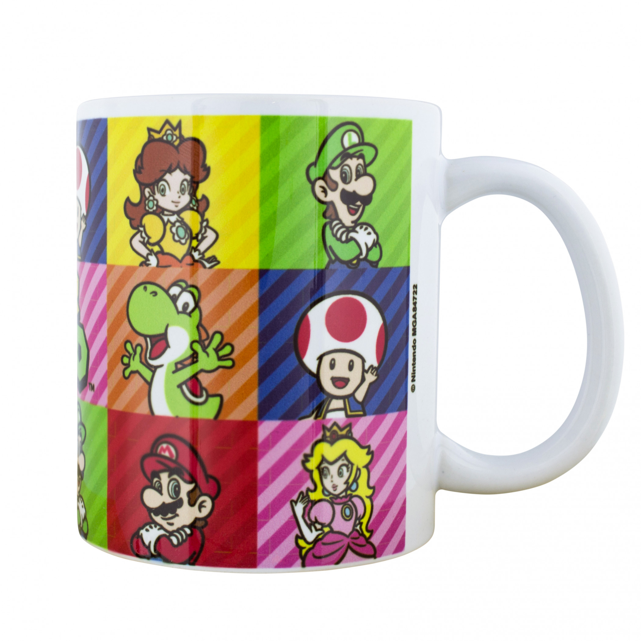 Super Mario Bros. Character Squares 11 oz. Ceramic Mug